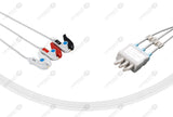 Colin Compatible Reusable ECG Lead Wires 3 Leads Grabber
