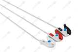 Colin Compatible Reusable ECG Lead Wire - AHA - 3 Leads Grabber