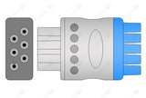 Colin Compatible Reusable ECG Lead Wire - AHA - 5 Leads Grabber