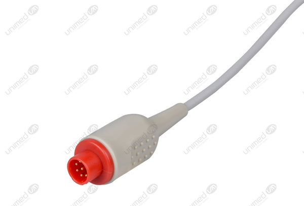 Colin Compatible Reusable ECG Lead Wire - AHA - 5 Leads Grabber