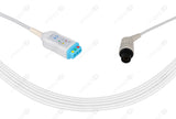 AAMI 6Pin Compatible ECG Trunk Cables with Resistance - IEC - 3 Leads Din Style 3-pin