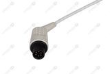 AAMI 6Pin Compatible ECG Trunk cable - AHA - 3 Leads/Din Style 3-pin