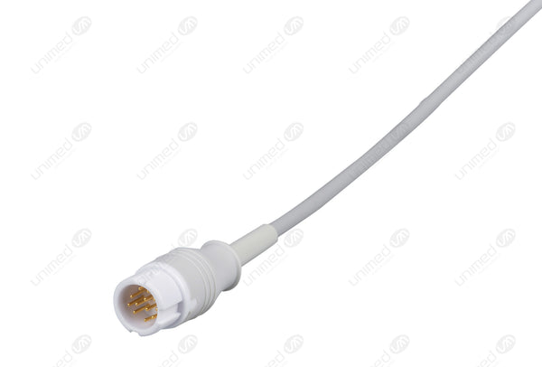 Din Style 3-pin Philips One Piece Reusable ECG Cable