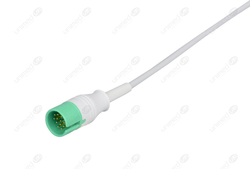 Spacelabs Compatible ECG Trunk cable - IEC - 3 Leads/Din Style 3-pin