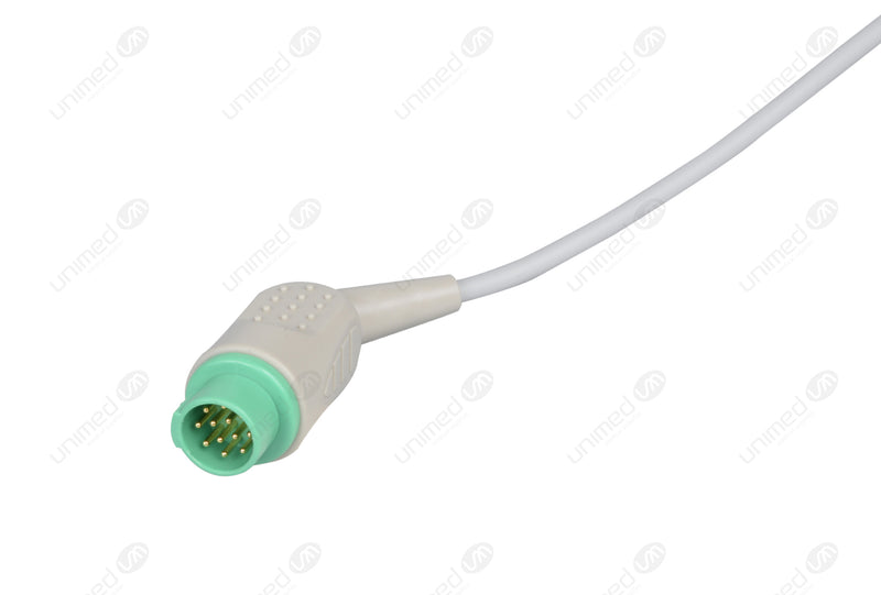 Fukuda Compatible ECG Trunk Cables - IEC - 3 Leads/Din Style 3-pin