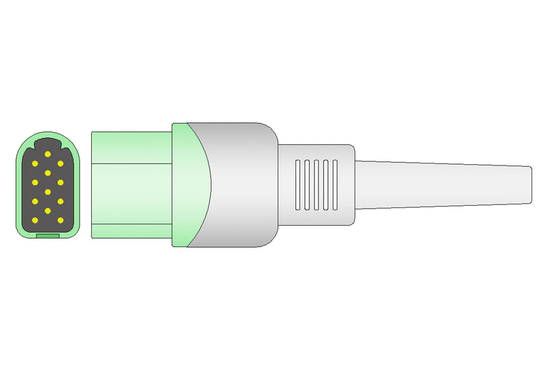 Datascope Compatible ECG Trunk Cables - IEC - 5 Leads/Din Style 5-pin