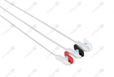 Din Compatible Reusable ECG Lead Wire - AHA - 3 Leads Neonate Grabber