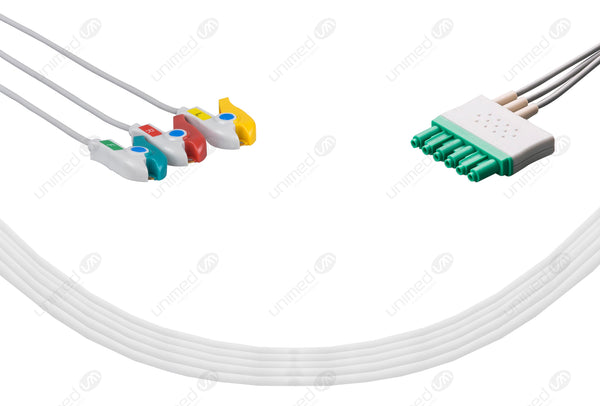 Drager Compatible Reusable ECG Lead Wire - MS16159, MP03401