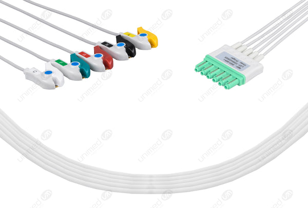 IEC code Drager Compatible Reusable ECG Lead Wire