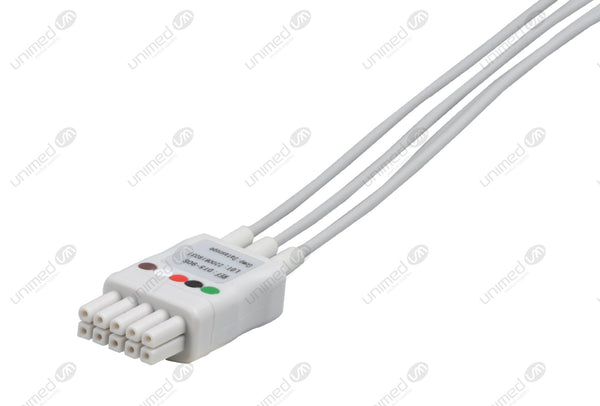 Datascope Compatible Reusable ECG Lead Wire - AHA - 5 Leads Grabber