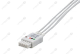 Datascope Compatible Reusable ECG Lead Wire - AHA - 5 Leads Snap