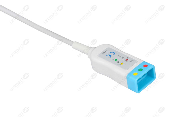 Datex Ohmeda Compatible ECG Trunk Cable - IEC - 3 Leads