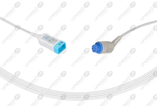 Datex Compatible ECG Trunk cable - IEC - 3 Leads/Datex 3-pin