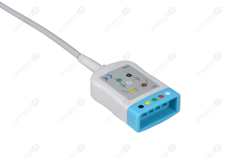 GE-Hellige Compatible ECG Trunk cable - IEC - 5 Leads/Datex 5-pin