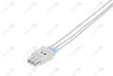 Datex Compatible Reusable ECG Lead Wire - AHA - 3 Leads Grabber