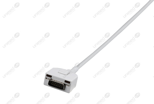 Fukuda me Compatible One Piece Reusable EKG Cable - AHA - 4mm Banana