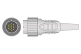 Kenz Compatible One Piece Reusable EKG Cable - AHA - Grabber