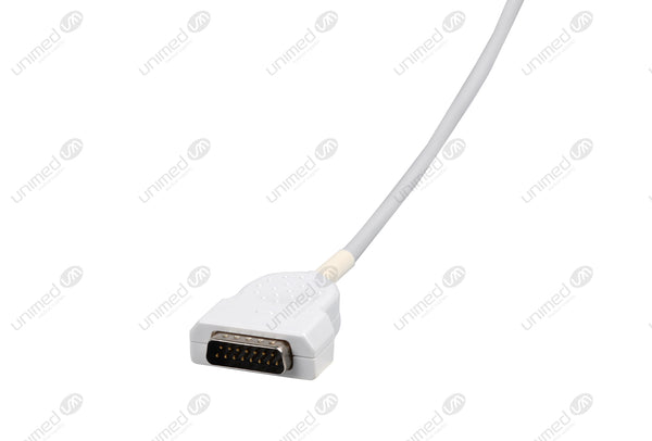 Marquette Compatible One Piece Reusable EKG Cable - AHA - 4mm Banana