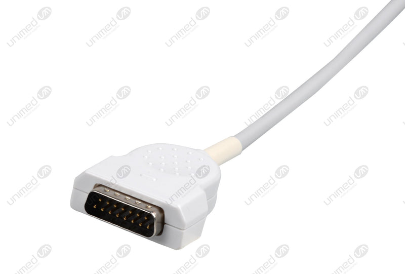 E10-MQ-N Marquette Compatible One Piece Reusable EKG Cable