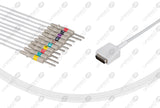 Nihon Kohden Compatible One Piece Reusable EKG Cable