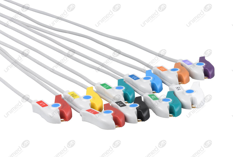 Grabber connector Nihon Kohden One Piece Reusable EKG Cable