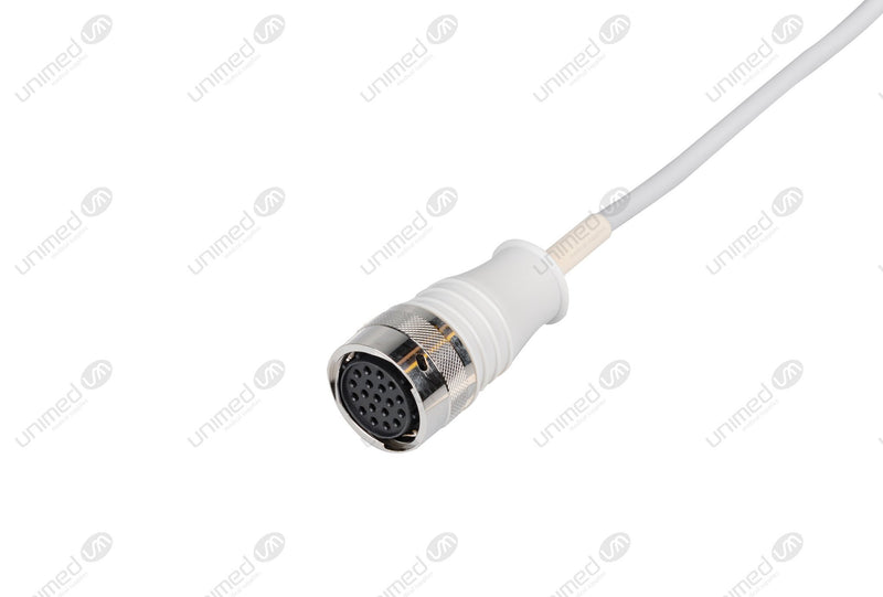 Quinton Compatible One Piece Reusable EKG Cable monitor End