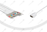 Burdick DB-15 Male compatible AHA EKG cable