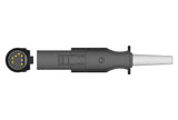 Quinton Compatible One Piece Reusable EKG Cable with Resistance - AHA - Grabber
