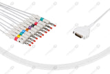 Fukuda Compatible One Piece Reusable EKG Cable - AHA