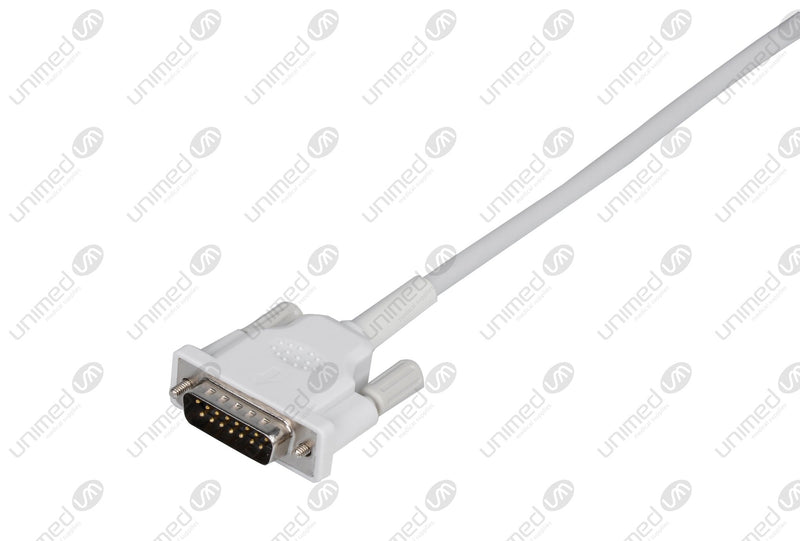 Philips Compatible One Piece Reusable EKG Cable - IEC - Grabber