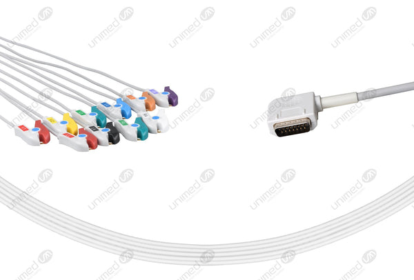 Kenz Compatible One Piece Reusable EKG Cable Grabber 