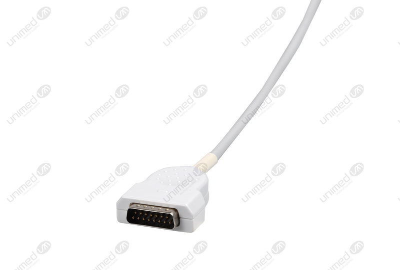 Marquette Compatible One Piece Reusable EKG Cable Monitor End