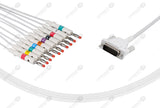 Schiller (Long Screw) Compatible One Piece Reusable EKG Cable-2.400095 4mm Banana 