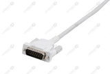 Schiller Compatible One Piece Reusable EKG Cable - AHA - 4mm Banana