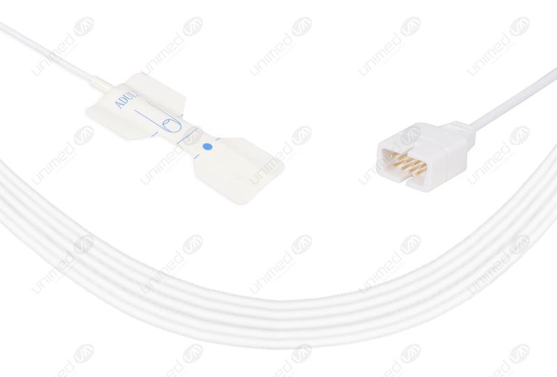 Digital Tech Compatible Disposable SpO2 Sensor Adhesive Textile  - Adult (>40kg)