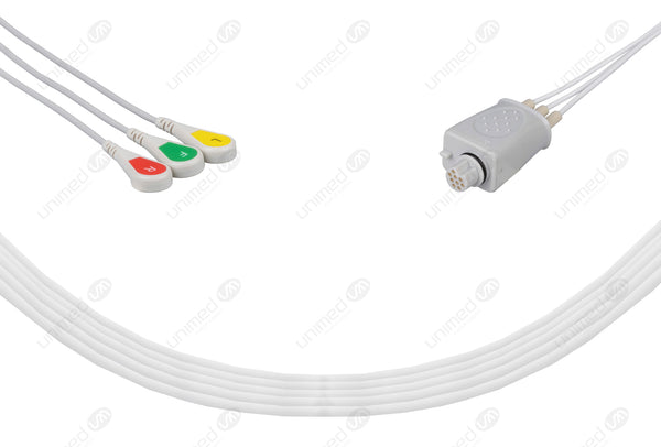 Fukuda Denshi Compatible Telemetry ECG Cable