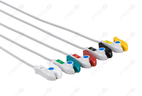 5 Leads Grabber for Fukuda Denshi Compatible Telemetry ECG Cable