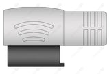 Philips Compatible Holter ECG Cable - AHA - 5 Leads Snap New Connector