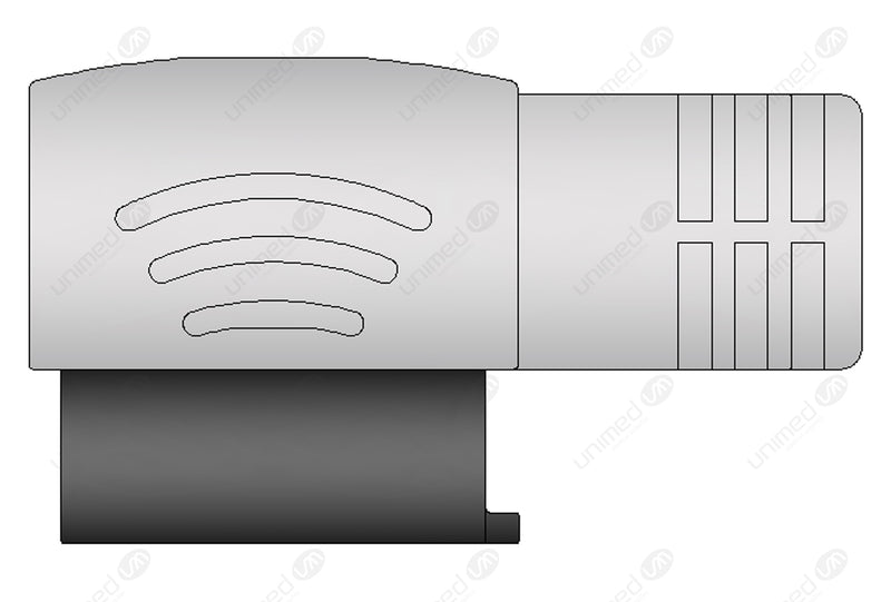 Philips Compatible Holter ECG Cable - AHA - 5 Leads Snap New Connector