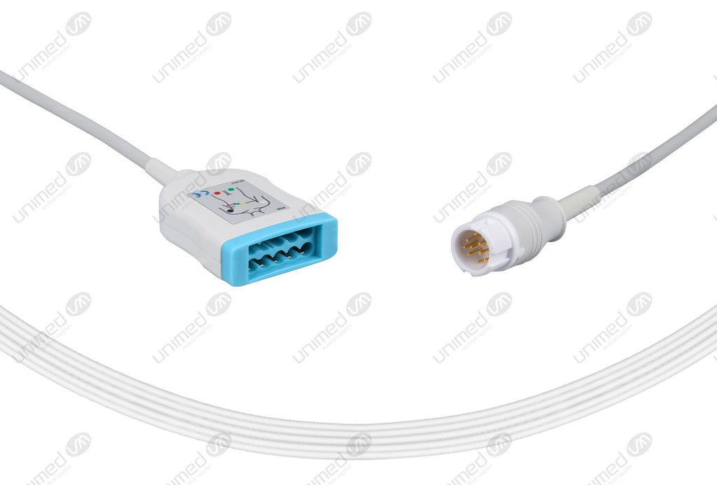 M1663A Philips Compatible ECG Trunk Cables – Unimed Medical