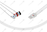 Philips Compatible Reusable ECG Lead Wire - AHA - 3 Leads Grabber