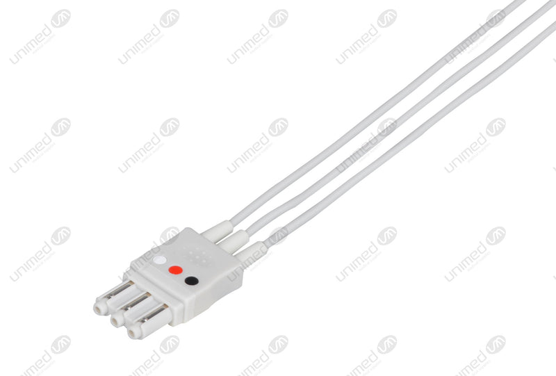 3 lead Philips Reusable ECG Lead Wire 