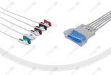 Philips Compatible ECG Telemetry cable - AHA - 5 Leads Grabber