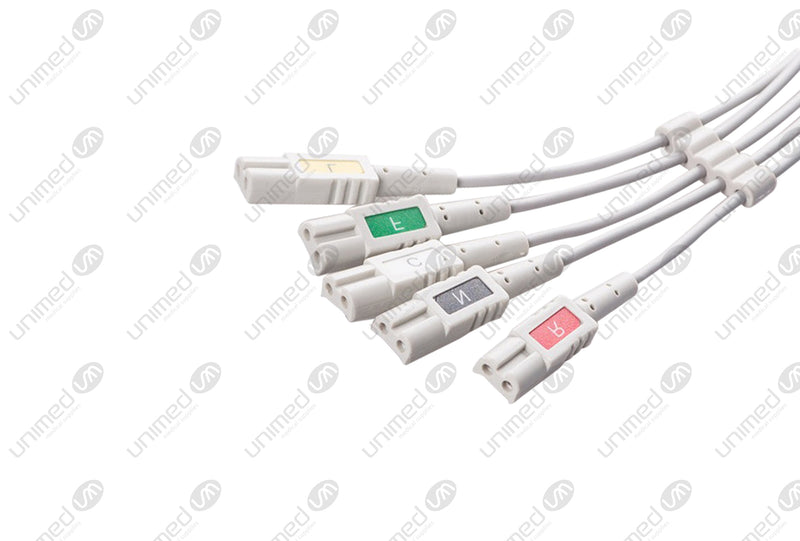IEC code LL Compatible Reusable ECG Lead Wire 