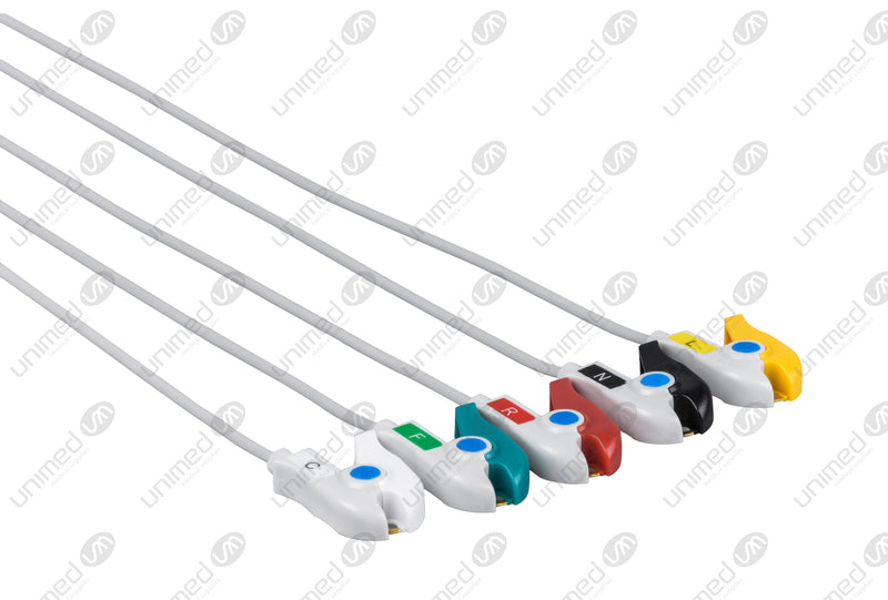 LL Compatible Reusable ECG Lead Wire Grabber connector