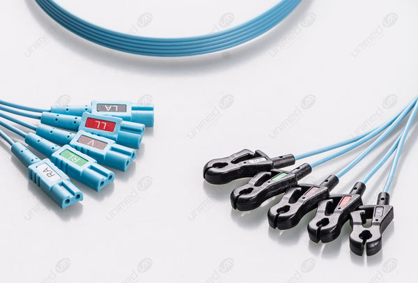 Spacelabs Radiolucent Disposable ECG Lead Wire - AHA - LL Type