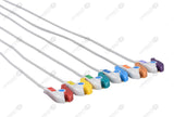 Medtronic Compatible Reusable ECG Lead Wire - AHA - 6 Leads Grabber