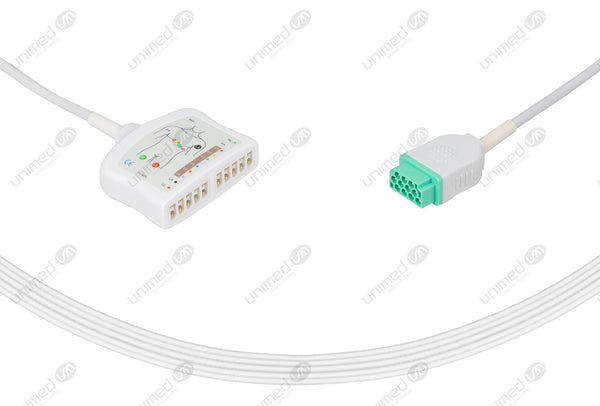Marquette Compatible ECG Trunk Cables 10 Leads,Marquette 10-pin