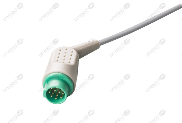 MECG Compatible ECG Trunk cable - AHA - 3 Leads/Marquette 5-pin(RA/LA/LL)