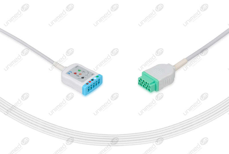 Marquette Compatible ECG Trunk Cables 5 Leads,Marquette 5-pin(RL/RA/LA/LL/V)